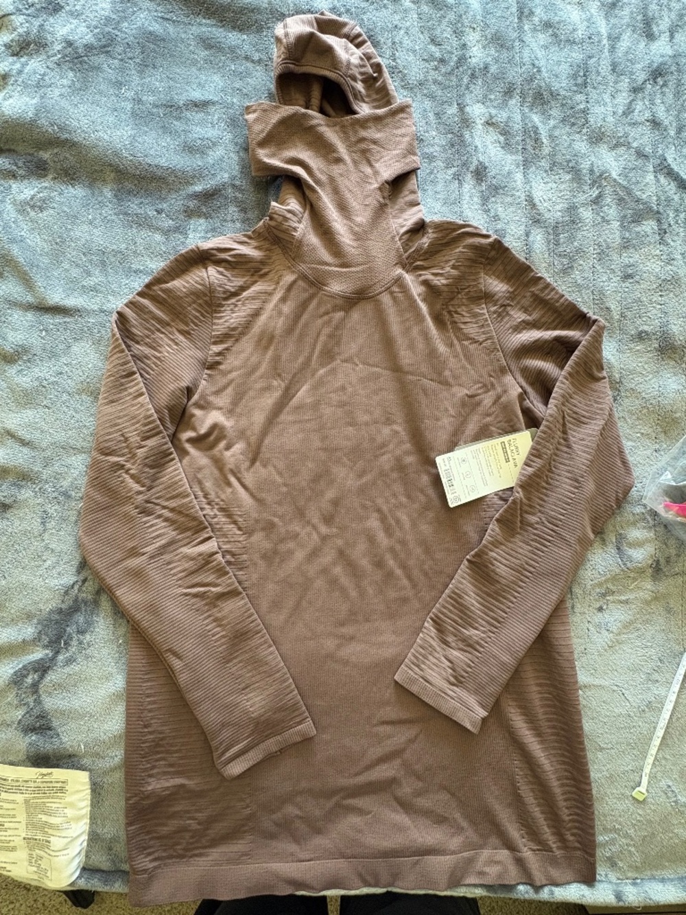 Athleta Flurry Balaclava Long Sleeve Top Size XL